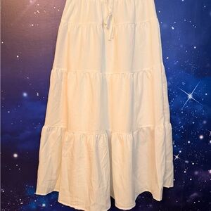 SHEIN White Maxi Skirt